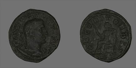 Sestertius (Coin) Portraying Philip the Arab, AD 244/249, Roman, Roman Empire, Bronze, Diam. 3.2