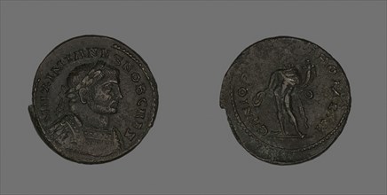 Follis (Coin) Portraying Emperor Galerius Valerius Maximianus (Galerius), about AD 303, Roman,