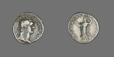 Denarius (Coin) Portraying Emperor Domitian, AD 88/89, Roman, minted in Rome, Roman Empire, Silver,
