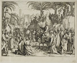 Christ’s Entry into Jerusalem, from The New Testament, 1635, Jacques Callot (French, 1592-1635),