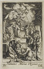 The Birth of the Virgin Mary, from The Life of the Virgin, n.d., Jacques Callot, French, 1592-1635,