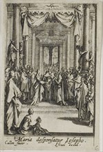 Mary Marries Joseph, from The Life of the Virgin, n.d., Jacques Callot, French, 1592-1635, France,