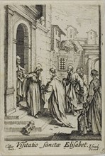 The Visitation of St. Elizabeth, from The Life of the Virgin, n.d., Jacques Callot, French,