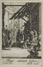 The Adoration of the Magi, from The Life of the Virgin, n.d., Jacques Callot, French, 1592-1635,