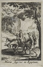 The Flight into Egypt, from The Life of the Virgin, n.d., Jacques Callot, French, 1592-1635,