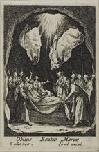 The Interment of the Virgin, from The Life of the Virgin, n.d., Jacques Callot, French, 1592-1635,