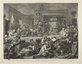 An Election Entertainment, plate one from Four Prints of an Election, 1757/58, William Hogarth,