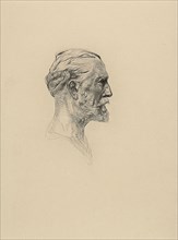 Portrait of Antonin Proust, 1884–88, Auguste Rodin, French, 1840-1917, France, Drypoint on cream
