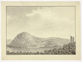 Giant’s Causeway, 1772, John Clevely, II, English, 1747-1786, England, Pen and black ink and brush