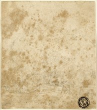 Illegible Sketch, n.d., John Sell Cotman, English, 1782-1842, England, Graphite on buff wove paper,