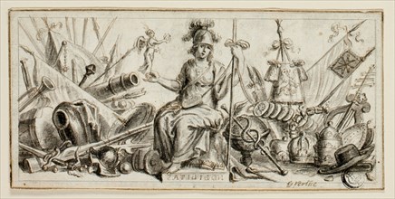 Nobilitas, n.d., George Vertue, English, 1684-1756, England, Pen and brown ink with brush and gray