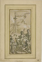 Securitas Publica, 1718/25, James Thornhill, English, 1675-1734, England, Pen and brown ink with