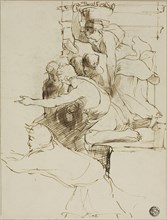 Sketch from the Escurial, n.d., Sir David Wilkie, Scottish, 1785–1841, Scotland, Pen and brown ink,