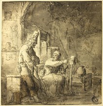 Old Peasant Couple in Cottage, n.d., After Adriaen van Ostade (Dutch, 1610-1685), or possibly
