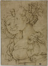 Old Matron and Young Woman, n.d., Attributed to Bartolomeo Passarotti, Italian, 1529-1592, Italy,