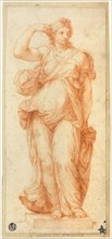 Female Caryatid, 1700/20, After Pietro Buonaccorsi, called Perino del Vaga, Italian, 1501-1547,