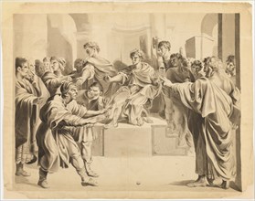 Blinding of Elymas, c. 1807, John Constable (English, 1776-1837), or after Raffaello Sanzio, called