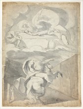 Odin in the Underworld, 1770/72, Henry Fuseli, Swiss, active in England, 1741-1825, England, Brush
