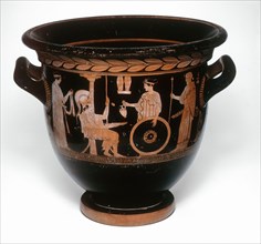 Bell Krater (Mixing Bowl), about 450 BC, Greek, Athens, Manner of the Niobid Painter, Athens,