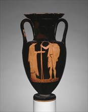 Amphora (Storage Jar), about 455/445 BC, Greek, Athens, Attributed to the Sabouroff Painter, Nola,