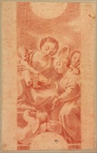 Mystic Marriage of Saint Catherine, 18th century, Style of Antonio Allegri, called Correggio