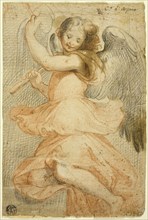 Angel Holding a Flute, c. 1591, Circle of Giuseppe Cesari, called Il Cavalier d’Arpino, Italian,
