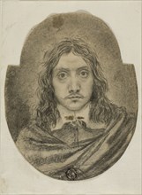 Moliere?, n.d., Attributed to Robert Nanteuil, French, 1623-1678, France, Black chalk on cream laid