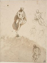 Studies for the Crowning with Thorns, 1592/1600, Jacopo Negretti, called Palma il Giovane, Italian,