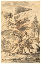 Angel Appearing to Hagar and Ishmael, 1780, Etienne Pierre Adrien Gois, French, 1731-1823, France,