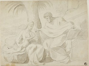 Holy Family, n.d., Possibly Eustache Le Sueur (French, 1617-1655), or Sébastien Bourdon (French,