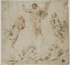 Transfiguration, c. 1530, After Raffaello Sanzio, called Raphael, Italian, 1483-1520, Italy, Pen