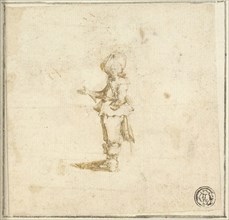 Standing Cavalier, Pointing with Right Hand, n.d., Attributed to Stefano della Bella, Italian,