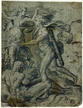 Apollo and Daphne, late 16th century, After Pietro Buonaccorsi, called Perino del Vaga (Italian,