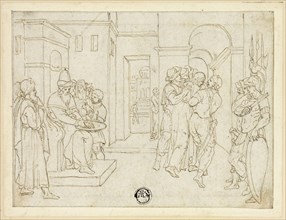 Pilate Washing His Hands, with Christ Being Led Away, late 16th century, After Giovanni de
