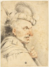 Bardolphe, n.d., After John Hamilton Mortimer, English, 1740-1779, England, Red and black chalk on