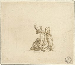 Two Gypsy Women with Child, n.d., Attributed to Stefano della Bella (Italian, 1610-1664), or after