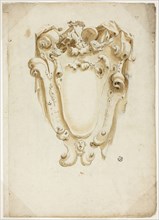 Design for Escutcheon, with Musical Instruments, n.d., Unknown Artist, possibly Italian, Italy,