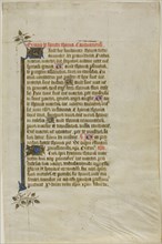 The Murder of Thomas Becket, page two, from a Book of Hours, 1430/40, Flemish (Bruges), Nicolas