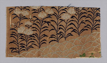 Fragment (From a Noh Costume), 18th century, late Edo period (1789–1868)/ Meiji period (1868–1912),