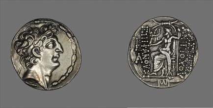 Tetradrachm (Coin) Portraying Emperor Antiochos VIII Grypos, 104/96 BC, reign of Antiochos VIII