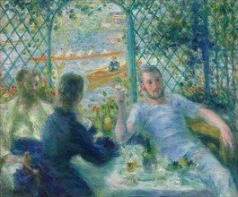 Lunch at the Restaurant Fournaise (The Rowers’ Lunch), 1875, Pierre-Auguste Renoir, French,