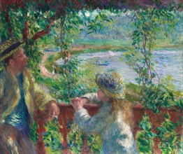 Near the Lake, 1879/80, Pierre-Auguste Renoir, French, 1841-1919, France, Oil on canvas, 47.5 × 56