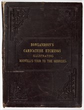 Boswell’s Tour of the Hebrides: Folio Cover, 1786, Thomas Rowlandson, English, 1756-1827, England,