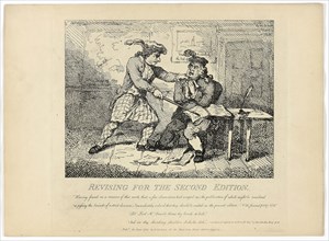 Revising for the Second Edition, from Boswell’s Tour of the Hebrides, 1786, Thomas Rowlandson,