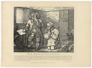 The Reconciliation, from Boswell’s Tour of the Hebrides, 1786, Thomas Rowlandson, English,