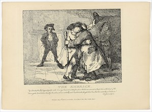 The Embrace, from Boswell’s Tour of the Hebrides, 1786, Thomas Rowlandson, English, 1756-1827,