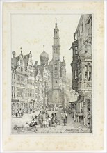 Augsburg, 1833, Samuel Prout (English, 1783-1852), probably printed by Charles Joseph Hullmandel