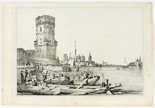 Cologne, 1833, Samuel Prout (English, 1783-1852), probably printed by Charles Joseph Hullmandel
