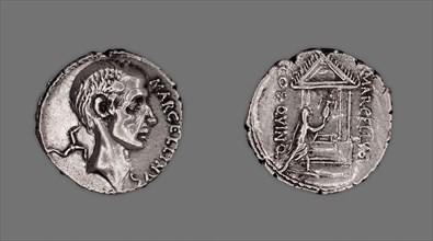 Denarius (Coin) Portraying Marcus Claudius Marcellus, 50/49 BC, issued by Roman Republic, P.