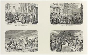 May – All A Growing! from George Cruikshank’s Steel Etchings to The Comic Almanacks: 1835-1853 (top
